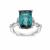 Green Tourmaline and Diamond Ring R1101